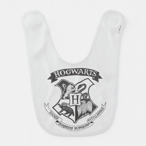 Harry Potter  Retro Hogwarts Crest Baby Bib