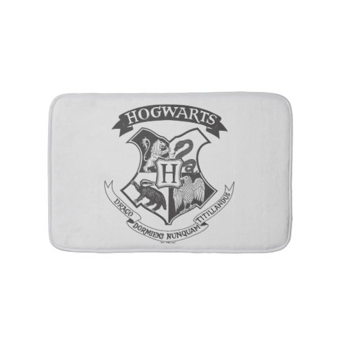 Harry Potter  Retro Hogwarts Crest Bath Mat