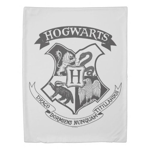 Harry Potter  Retro Hogwarts Crest Duvet Cover