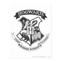 Harry Potter | Retro Hogwarts Crest Postcard