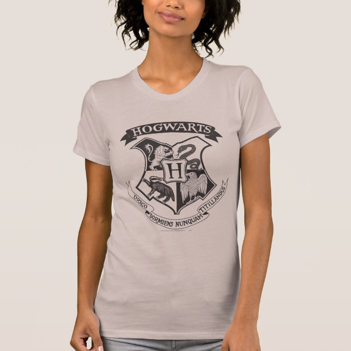 Harry Potter | Retro Hogwarts Crest T-Shirt | Zazzle.com