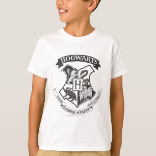 Harry Potter   Retro Hogwarts Crest T-Shirt
