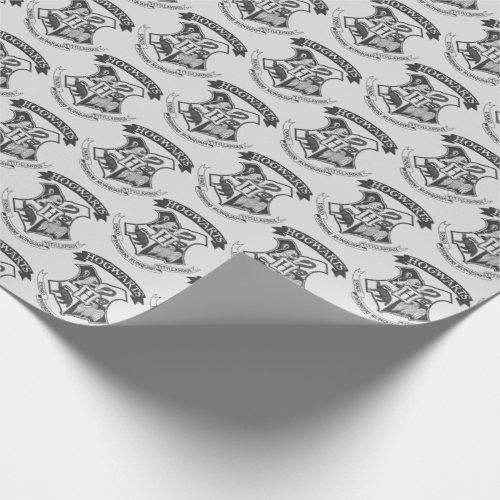 Harry Potter  Retro Hogwarts Crest Wrapping Paper