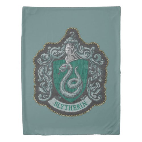 Harry Potter  Retro Mighty Slytherin Crest Duvet Cover