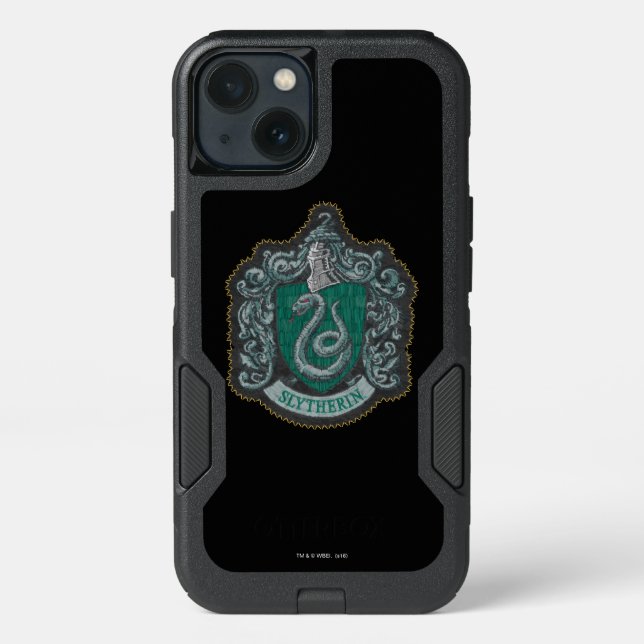 Harry Potter | Retro Mighty Slytherin Crest Otterbox iPhone Case (Back)
