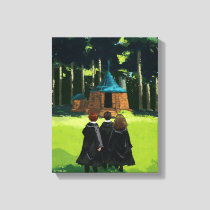 HARRY POTTER™, Ron, & Hermione at Hagrid's Hut Canvas Print