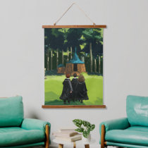 HARRY POTTER™, Ron, & Hermione at Hagrid's Hut Hanging Tapestry
