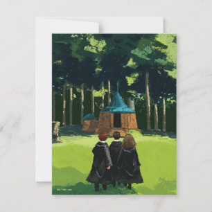 HARRY POTTER™, Ron, & Hermione at Hagrid's Hut Note Card