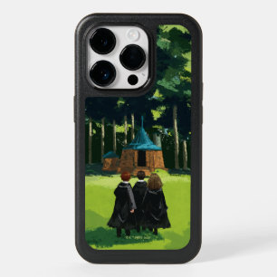 HARRY POTTER™, Ron, & Hermione at Hagrid's Hut OtterBox iPhone 14 Pro Case