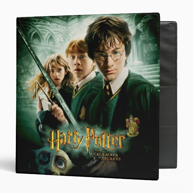 Harry Potter Ron Hermione Dobby Group Shot Binder (Front/Inside)