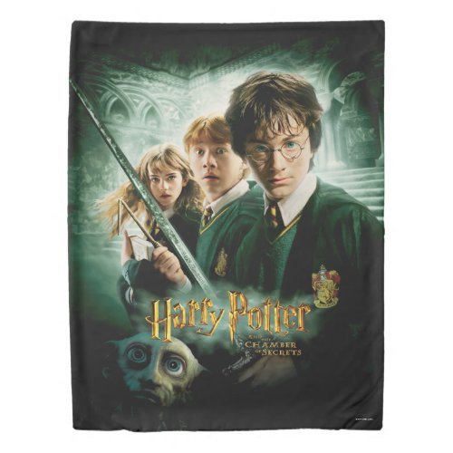 Harry Potter Ron Hermione Dobby Group Shot Duvet Cover