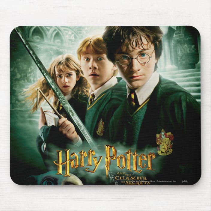 Harry Potter Ron Hermione Dobby Group Shot Mouse Pad