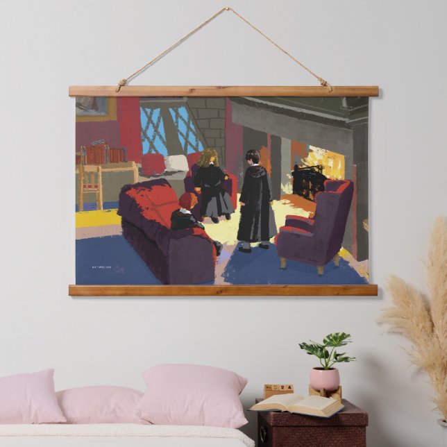 HARRY POTTER™, Ron, & Hermione in Common Room Hanging Tapestry (Bedroom)