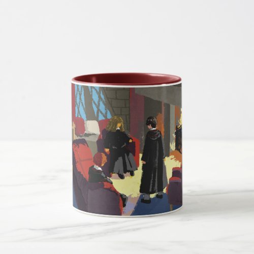 HARRY POTTER Ron  Hermione in Common Room Mug