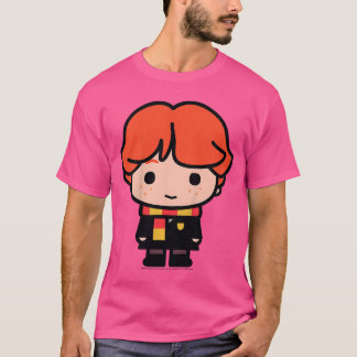 Harry Potter Ron Weasley Cute Cartoon Portrait gir T-Shirt