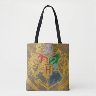 Harry Potter Rustic Hogwarts Crest Tote Bag