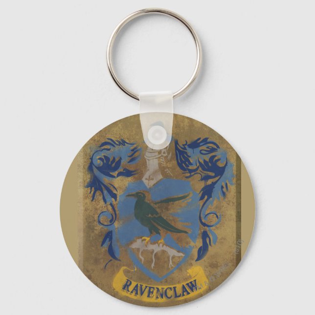 Harry Potter | Rustic Ravenclaw Painting Keychain (Front)