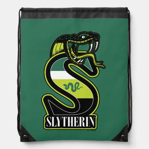 HARRY POTTER  SLYTHERIN Athletic Badge Drawstring Bag