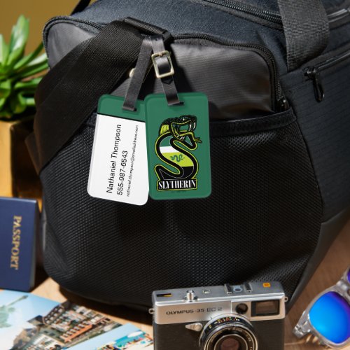 HARRY POTTER  SLYTHERIN Athletic Badge Luggage Tag