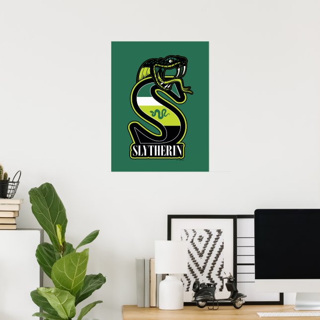 HARRY POTTER™ | SLYTHERIN™ Athletic Badge Poster (Home Office)
