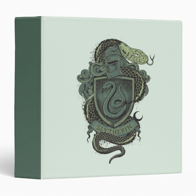 Harry Potter  | Slytherin Crest 3 Ring Binder (Front/Spine)