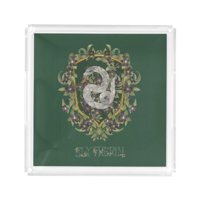 HARRY POTTER™ | SLYTHERIN™ Crest Acrylic Tray (Front)