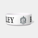 Harry Potter | Slytherin Crest - Black and White Bowl<br><div class="desc">Check out this cool design inspired by the world of Harry Potter that features the crest of Slytherin. This retro, black and white style emblem is one of the four houses of Hogwarts, and focuses on their trademark snake. Set yourself apart from other fans of the hit kid's movie The...</div>