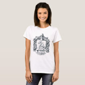 Harry Potter | Slytherin Crest - Black and White T-Shirt (Front Full)