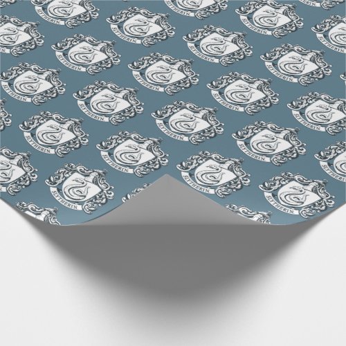 Harry Potter  Slytherin Crest _ Black and White Wrapping Paper