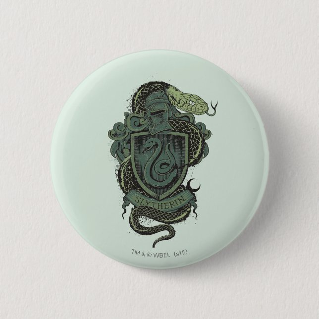Harry Potter  | Slytherin Crest Button (Front)