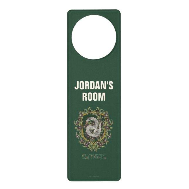 HARRY POTTER™ | SLYTHERIN™ Crest Door Hanger (Front)