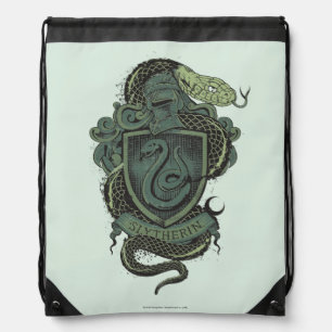 Harry Potter Slytherin Crest Drawstring Bag
