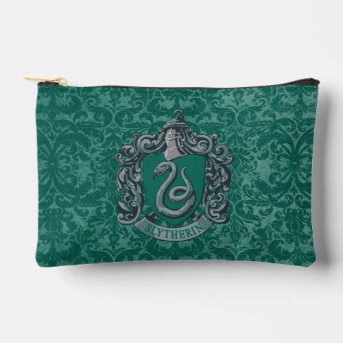 Harry Potter  Slytherin Crest Green Accessory Pouch