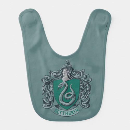 Harry Potter  Slytherin Crest Green Baby Bib