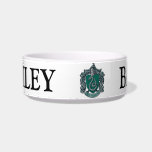 Harry Potter | Slytherin Crest Green Bowl<br><div class="desc">Are you a dark wizard? Do you strive for greatness and power? Do you sympathize with Lord Voldemort and his quest for power? If your answer to any of these questions is yes, then this dark design of the Slytherin house crest is just what you need! It offers the perfect...</div>