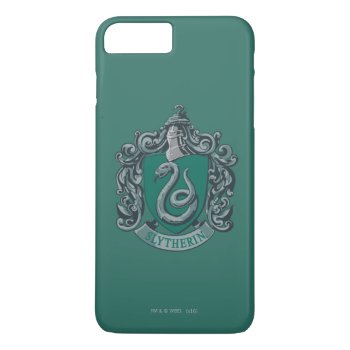 Harry Potter | Slytherin Crest Green Iphone 8 Plus/7 Plus Case by harrypotter at Zazzle