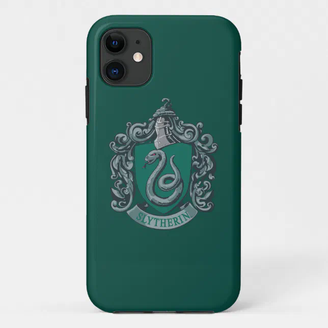 Harry Potter | Slytherin Crest Green Case-Mate iPhone Case | Zazzle