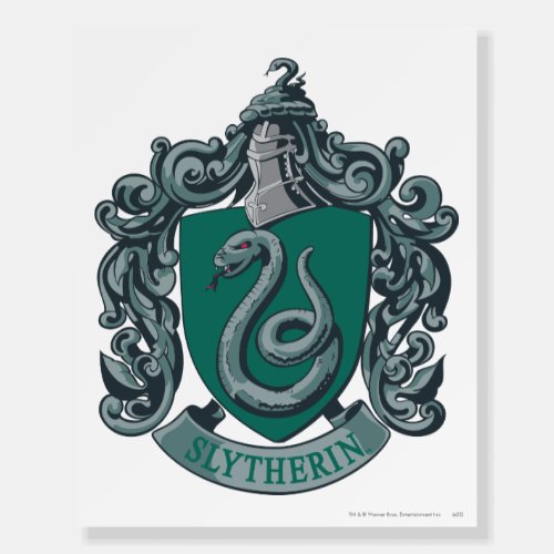 Harry Potter  Slytherin Crest Green Foam Board