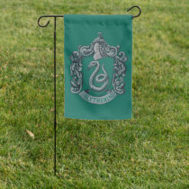 Harry Potter | Slytherin Crest Green Garden Flag