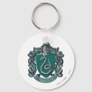 Harry Potter   Slytherin Crest Green Keychain