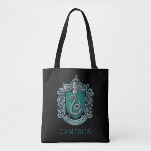 Harry Potter   Slytherin Crest Green Large Tote Ba Bag