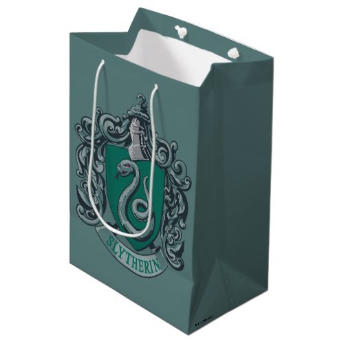 Harry Potter  Slytherin Crest Green Medium Gift Bag