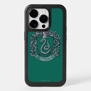 Harry Potter   Slytherin Crest Green OtterBox iPhone 14 Pro Case