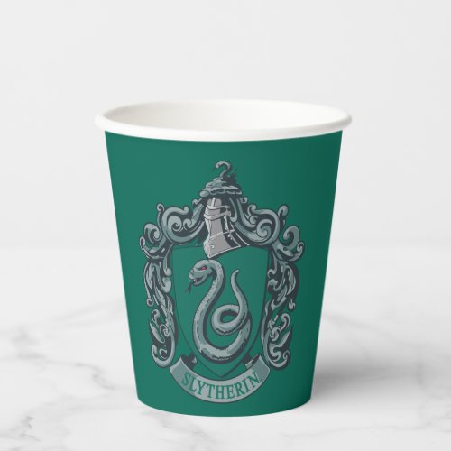 Harry Potter  Slytherin Crest Green Paper Cups