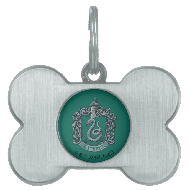Harry Potter | Slytherin Crest Green Pet ID Tag (Front)