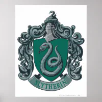 Harry Potter Slytherin Green Badge Art: Canvas Prints, Frames