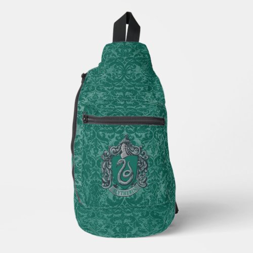 Harry Potter  Slytherin Crest Green Sling Bag