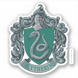 Harry Potter | Slytherin Crest Green Sticker | Zazzle