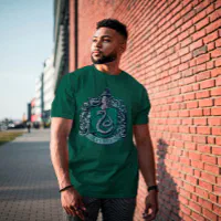 Potter | Slytherin Crest Green T-Shirt | Zazzle