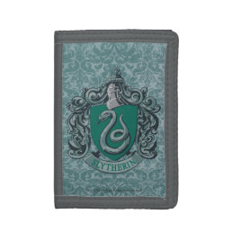 Harry Potter | Slytherin Crest Green Trifold Wallet